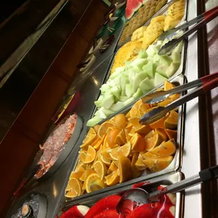 a variety of fruits and vegetables