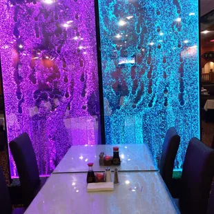 sushi and sashimi, interior