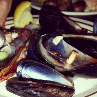 The mussels didn't stand a chance ... haha