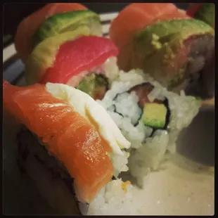 Good selection of sushi!