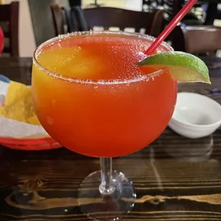 Strawberry mango margarita
