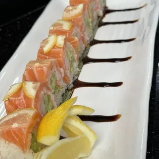 Salmon Lemon Roll