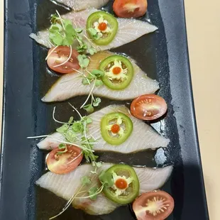 Yellowtail Jalapeño appetizer