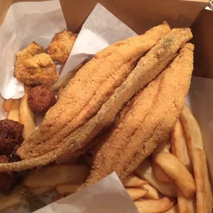 fish and chips, food