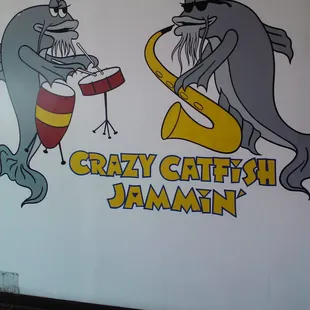 two cartoon characters playing instruments