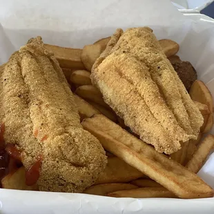 fish, fish and chips, seafood, food