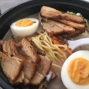 My Ramon was full of delicious tender pork and amazing flavor