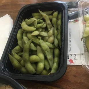 Edamame appetizer was yummy too