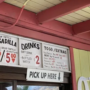 a sign for a mexican restaurant