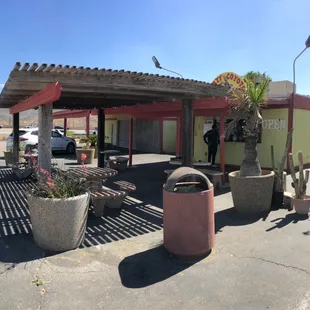 Outdoor seating