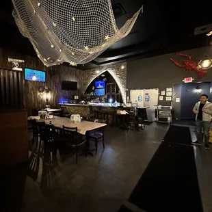 the interior of a restaurant