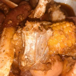 C1. 1/2 LB SNOW CRAB, 1/2 LB SHRIMP (NO HEAD)