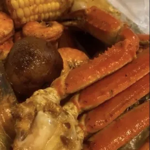 Shrimp and crab