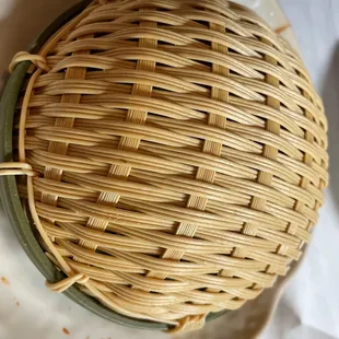  close up view of a bowl of food