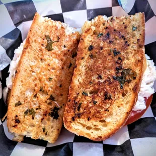 Grilled Sourdough Garlic