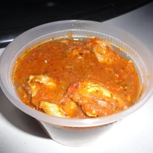 Cup of Chicken Creole