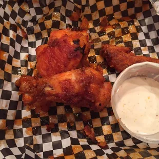 Wing are good and meaty
