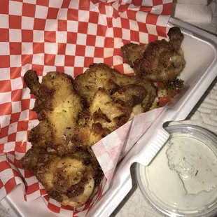 6 piece lemon pepper wings!