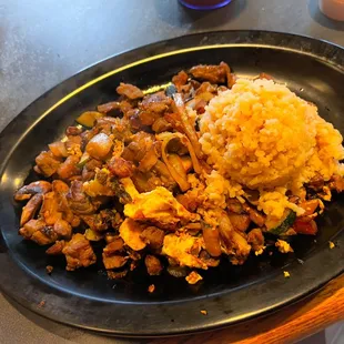 a plate of food