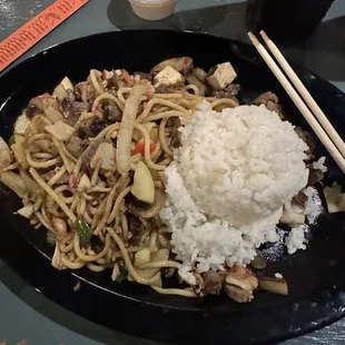 Stir fry with soggy rice