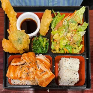 Salmon Bento Box