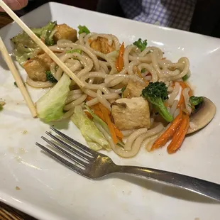 So good that my husband was finishing almost faster than I could photo. This is the Spicy Udon.