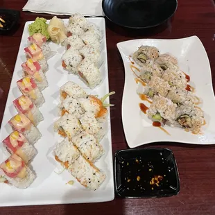 Spicy Salmon Roll Spicy Tuna Roll Eel Roll Red Robin Roll