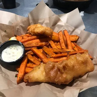 Beer Battered Fish & Chips
