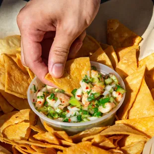 Ceviche and Chips