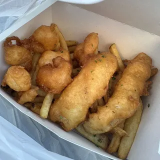 Fish, Shrimp and Chips