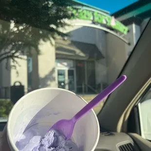 Taro ice cream is phenomenal!
