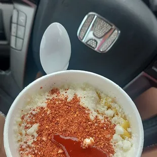 Elote en vaso