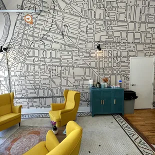 Memphis map mural