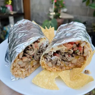 Carne asada burrito