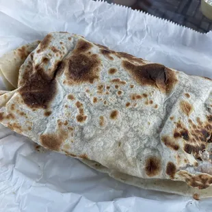 Awesome steak burrito!