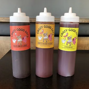 Three Available Sauces