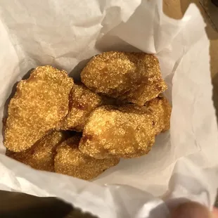Corn Jalapeño Cheese bites - I was most impressed with these.