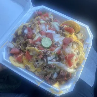 Steak nacho. No bueno
