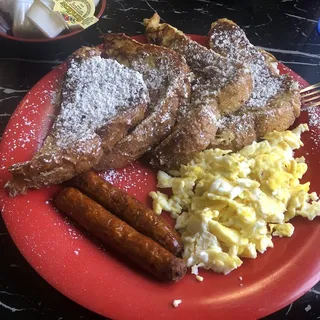 2 Sausage and French Toast Breakfast
