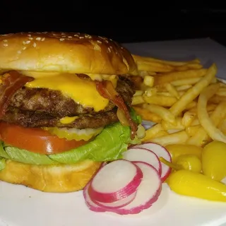 Bacon Cheese Burger Combo