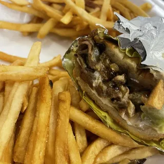 Philly Cheese Steak Sandwich Combo
