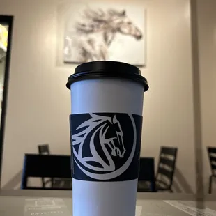 Chia with oat-milk steamed.