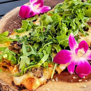 Mushroom flatbread