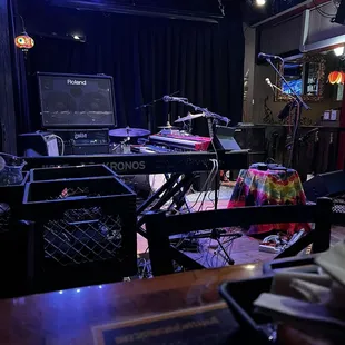 I didn't stay late enough to hear the band play but seems like a fun venue.