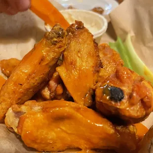 Hot wings are the best!
