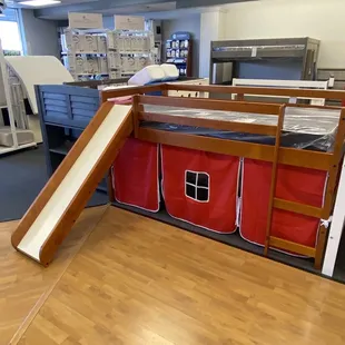 Tent &amp; Slide Loft Bed... your choice of colors