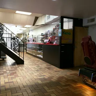 the inside of a restaurant