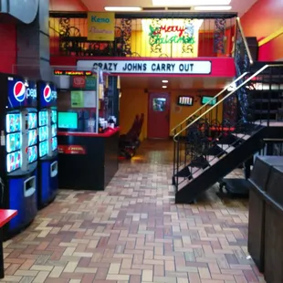 interior, pizza