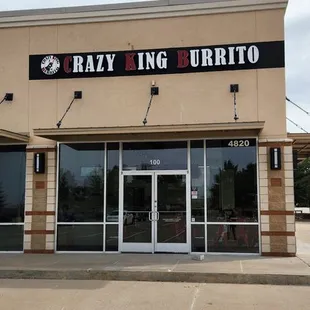 the front of the restaurant