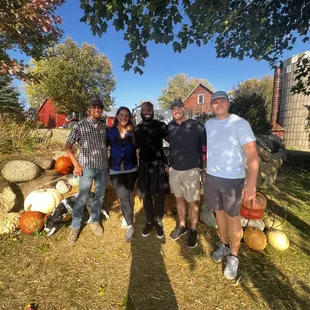 MN Vikings players came out to the farm!